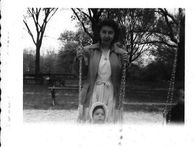 1954 May 18 - Mom & Mary.jpg